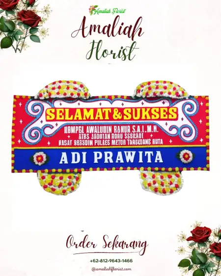 Papan Bunga Ucapan Selamat Setapuk Kecil